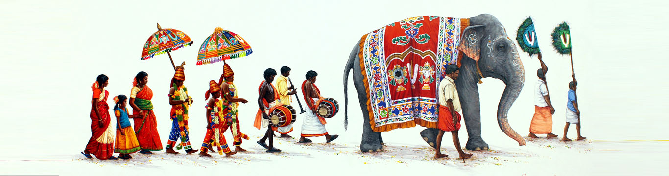 Elephant Decorative Painting